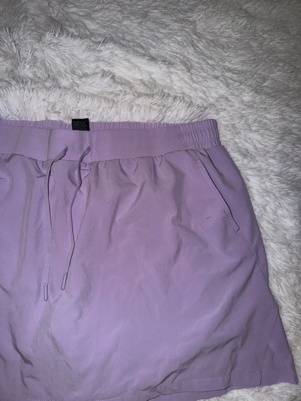 A New Day Women’s Lavender Drawstring Athletic Skirt size XXL